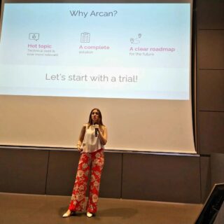 It's sneak peek day!
 
Our CEO Ilaria Pigazzini presented our pitch to Leonardo. We are halfway through the acceleration journey and since day one, Arcan has experienced an average growth of 109% in terms of business opportunities. In the coming weeks, we will focus on validating the new evolutions of the platform, supported in the field by Leonardo.

Thank you to @leonardo_company and @thehublventuregroup for this amazing opportunity!

#innovation #leonardoacceleration #technicaldebt #sneakpeek